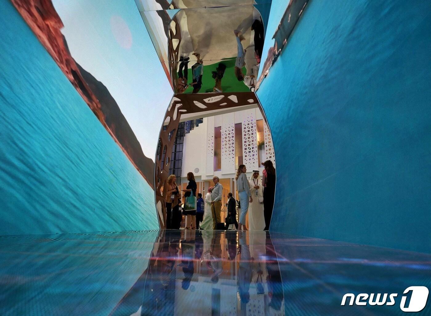 본문 이미지 - 사진은 지난해 열린 중동관광박람회ⓒ AFP=뉴스1