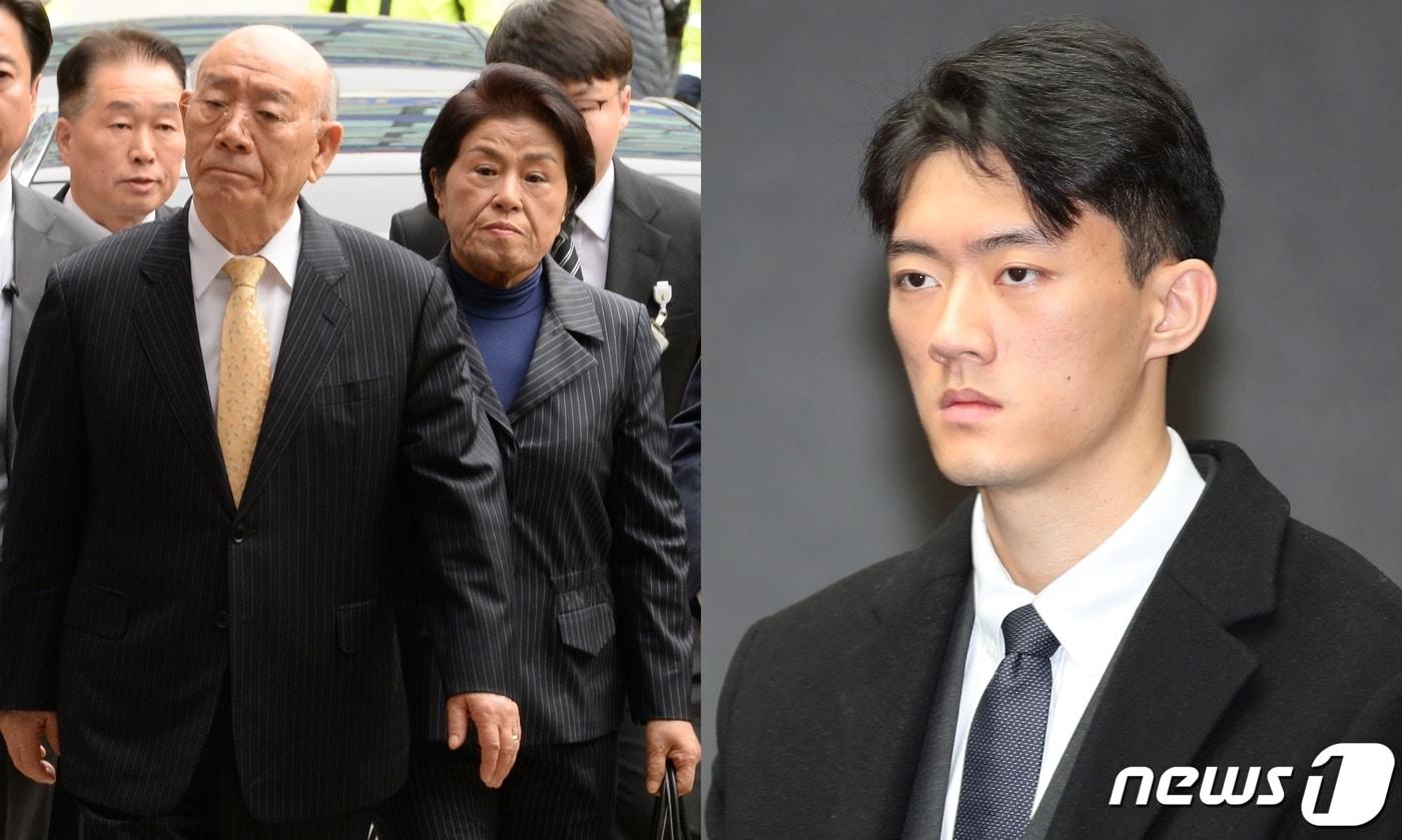 본문 이미지 - 고(故) 전두환 전 대통령과 부인 이순자 여사, 손자 전우원씨. ⓒ 뉴스1