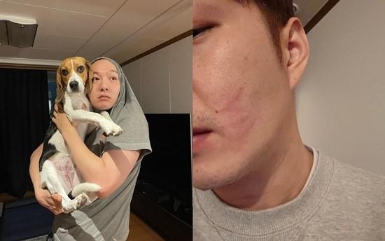 본문 이미지 - 그룹 비투비 이창섭과 반려견 구리. (인스타그램 갈무리)