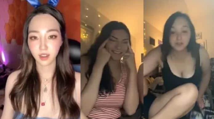 본문 이미지 - 미국에서 활동하는 한국인 여성 인플루언서 '제미나이 주리'(Gemini Jury)가 생방송 도중 미국인 여성들에게 인종차별을 당했다며 틱톡에 영상을 공유해 논란이 일었다. (넥스트샤크 갈무리)