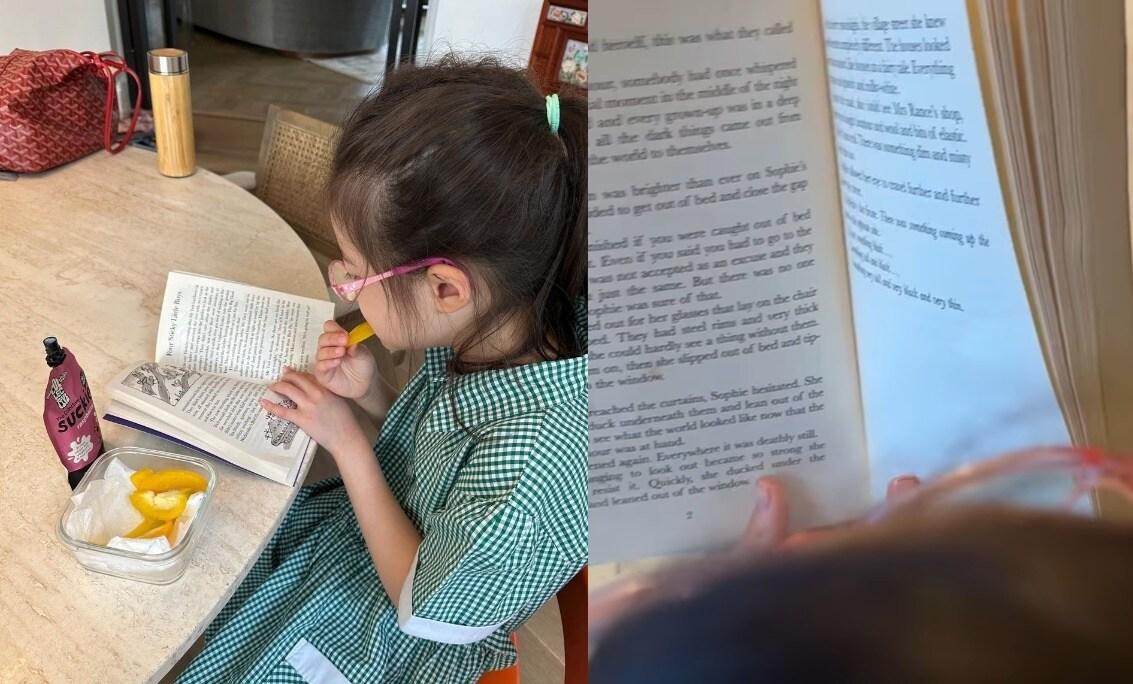 본문 이미지 - 박지성 김민지 부부의 9세 딸 연우. (인스타그램 갈무리)