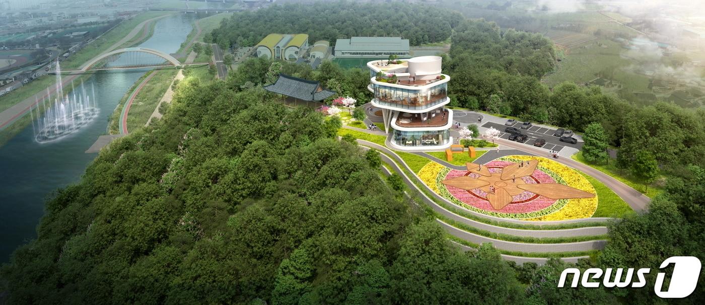 화순 개미산 전망대./뉴스1