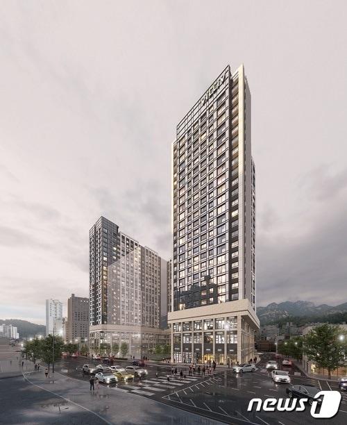 본문 이미지 - 빌리브 에이센트 더 플레이스 투시도.