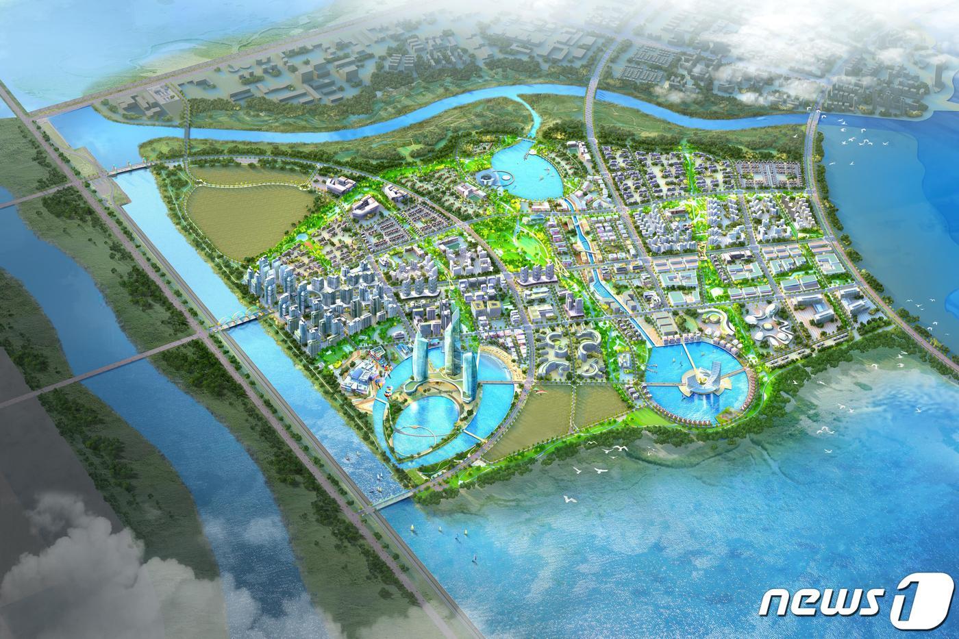 새만금 수변도시 조감도./뉴스1 DB