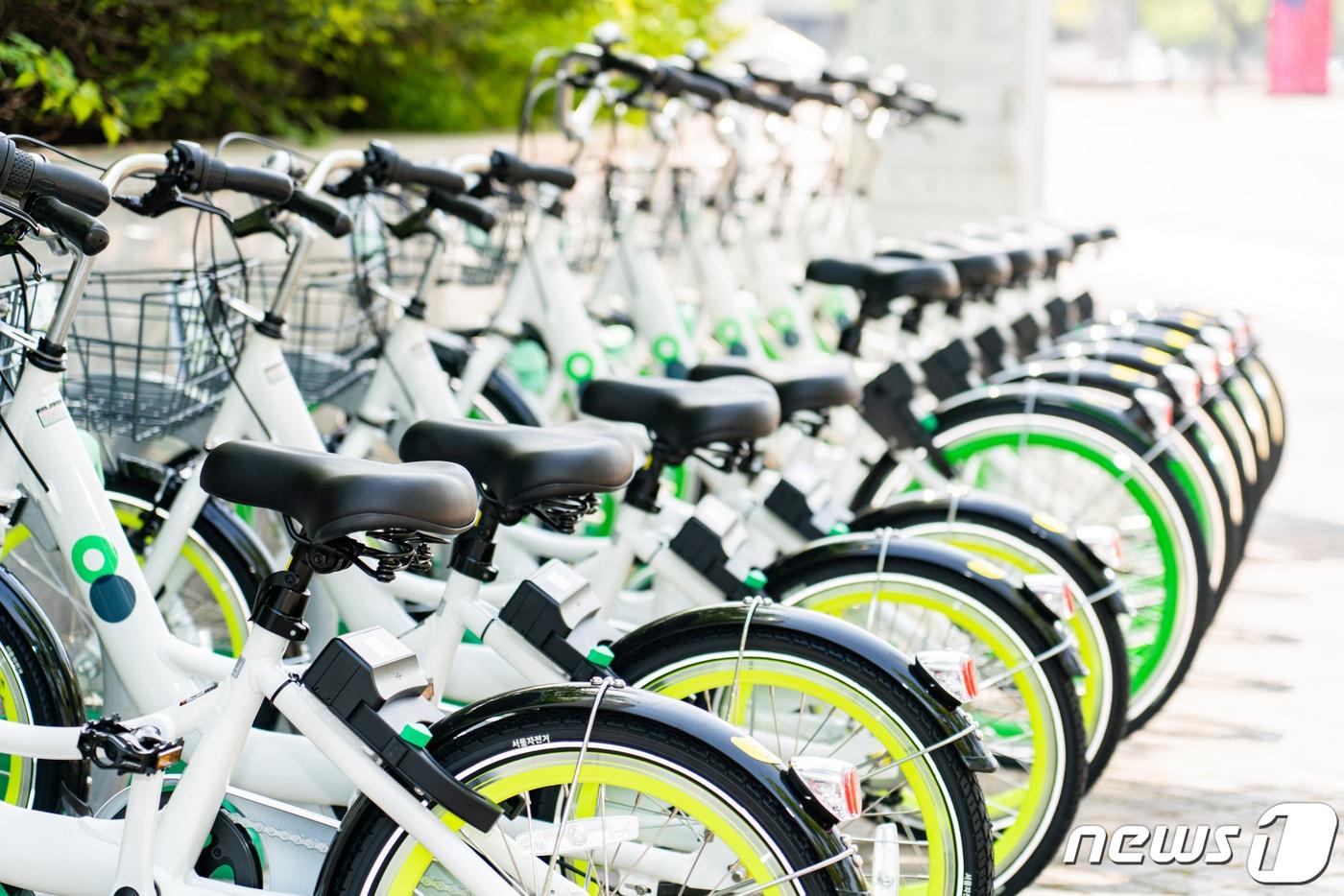 본문 이미지 -  서울시 공공자전거 '따릉이'. (서울시 제공) 
