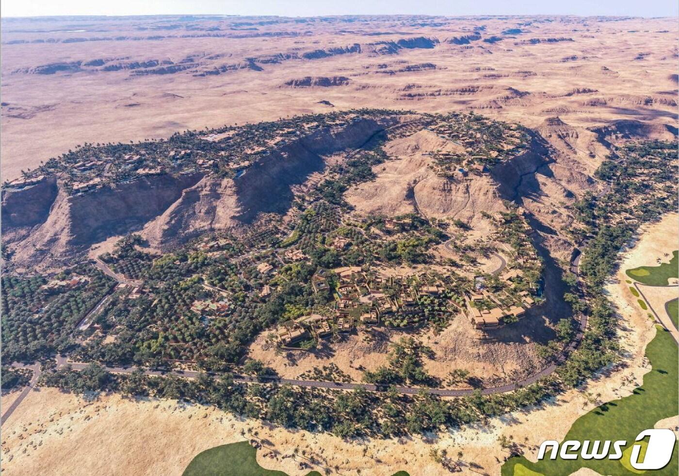 아만 와디 사파르 청사진(아만 제공)