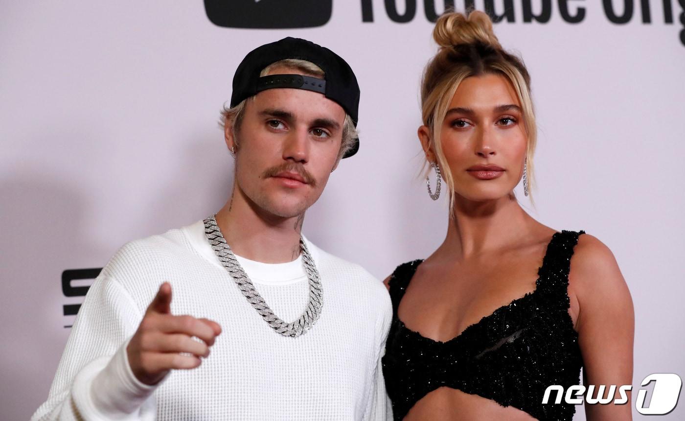 저스틴비버(왼), 헤일리비버  ⓒ 로이터=뉴스1 