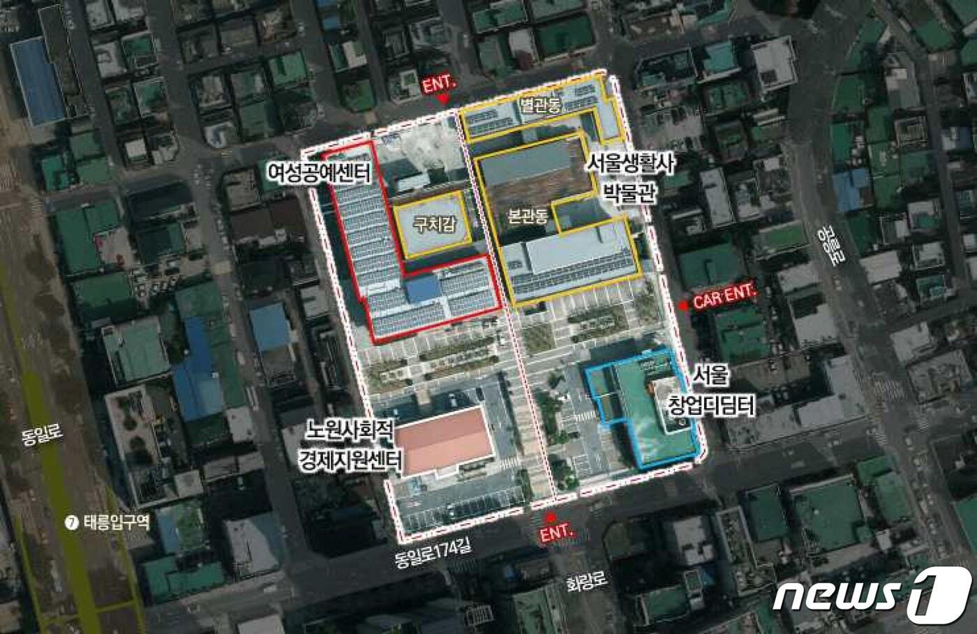  서울 노원구 공릉동 옛 북부법조단지 위치. &#40;서울시 제공&#41; 