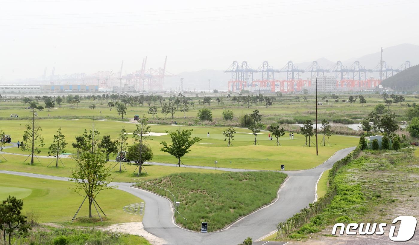본문 이미지 - 진해 웅동복합관광레저단지 전경 ⓒ News1 윤일지 기자