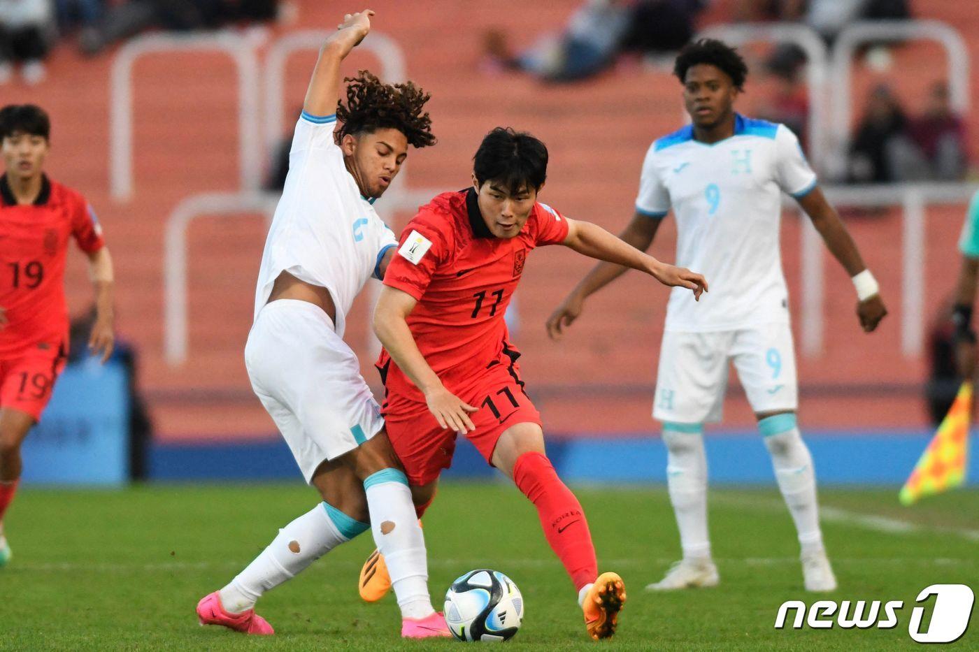 본문 이미지 - 온두라스와 비긴 한국. ⓒ AFP=뉴스1