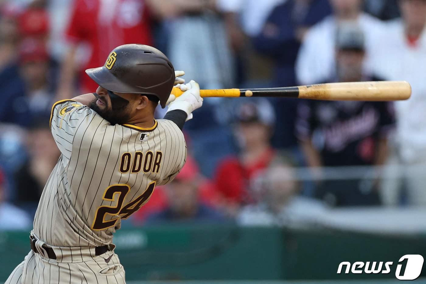 본문 이미지 - 샌디에이고 파드리스의 루그네드 오도어. ⓒ AFP=뉴스1