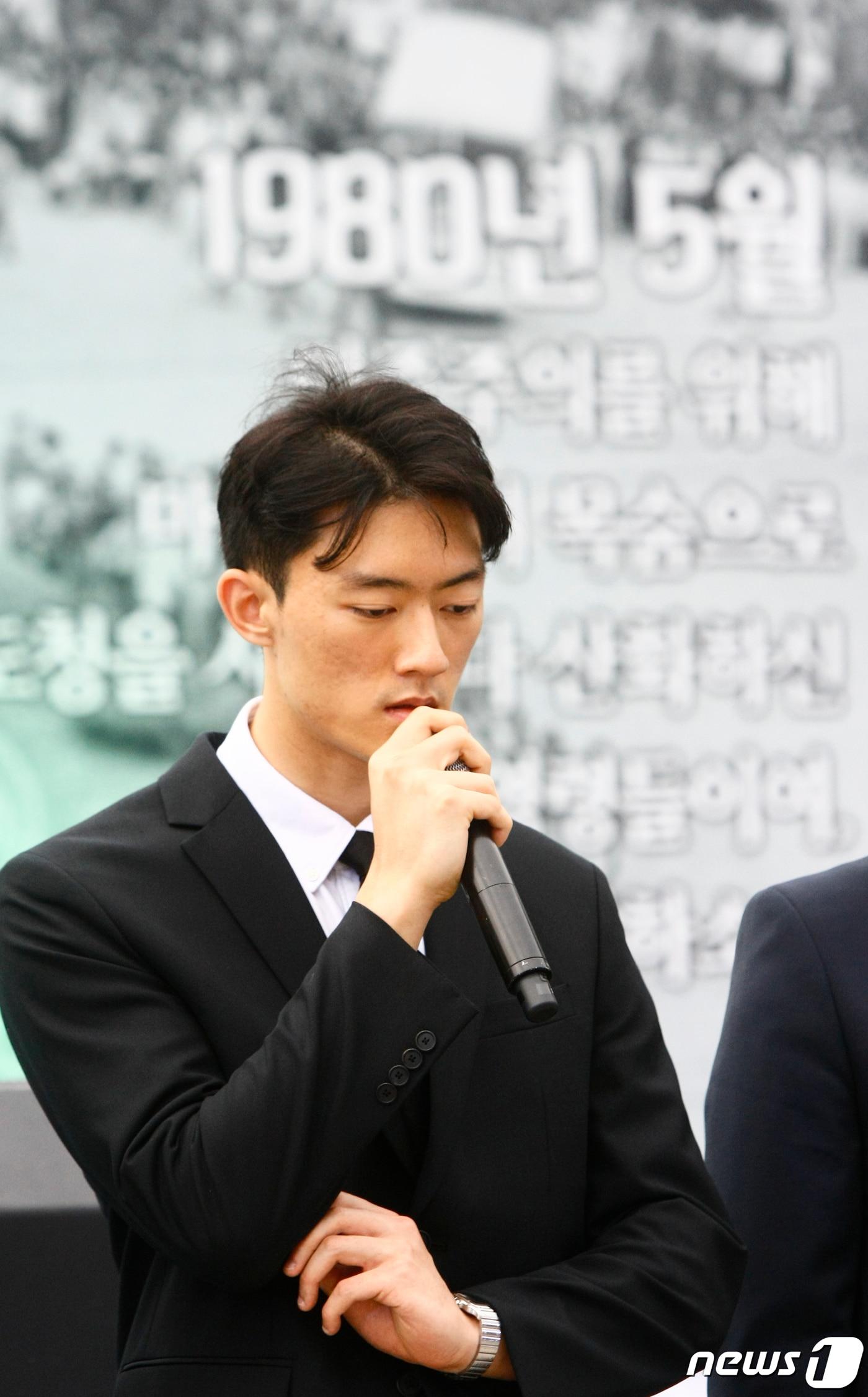 본문 이미지 - 고(故) 전두환 전 대통령의 손자 전우원 씨. 2023.5.27/뉴스1 ⓒ News1 김태성 기자