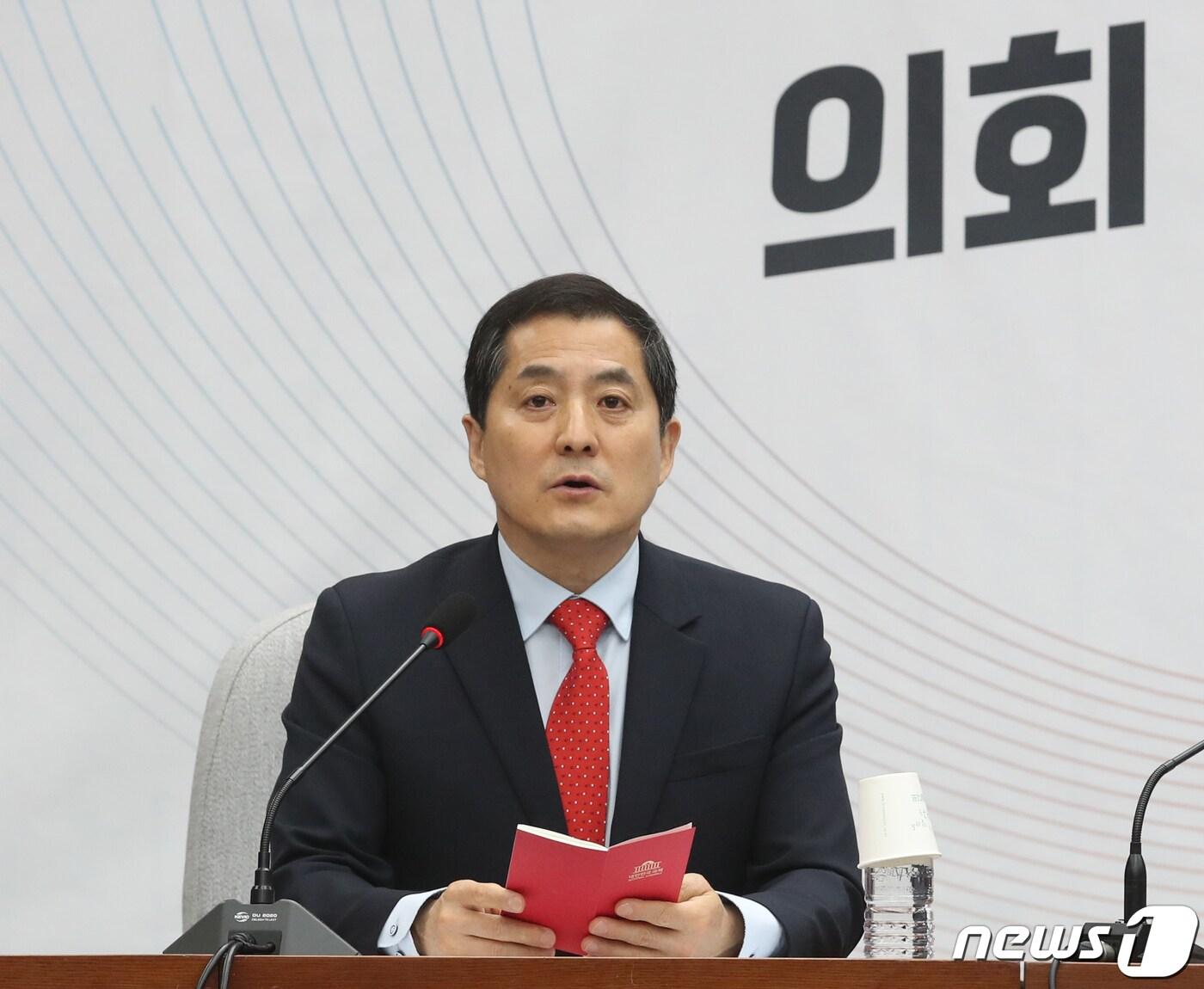 본문 이미지 - 박대출 국민의힘 정책위의장. 2023.5.30/뉴스1 ⓒ News1 송원영 기자