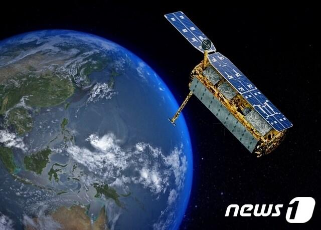 본문 이미지 - 다목적실용위성 6호 비행 상상도(항우연 제공)/뉴스1
