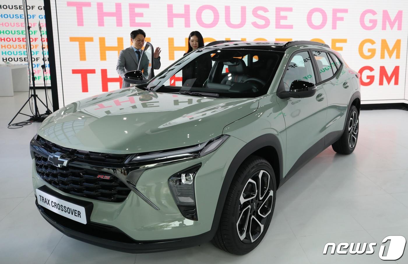 본문 이미지 - 쉐보레 트랙스 크로스오버 2023.5.4 ⓒ 뉴스1 구윤성 기자