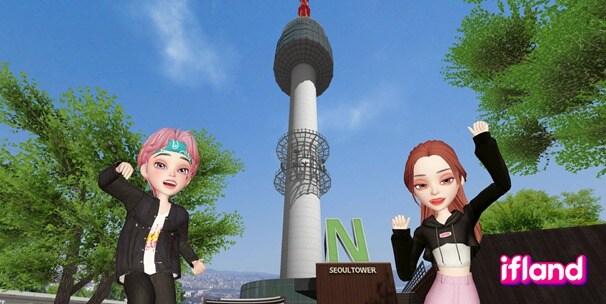 본문 이미지 - SK텔레콤이 메타버스 서비스 이프랜드에 실사 이미지를 기반으로 제작된 국내외 명소들을 선보인다고 8일 밝혔다.&#40;SKT 제공&#41;