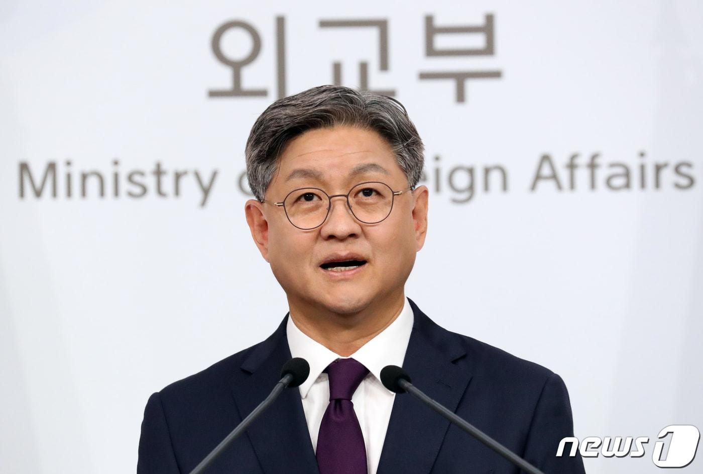 본문 이미지 - 임수석 외교부 대변인./뉴스1 ⓒ News1 김명섭 기자