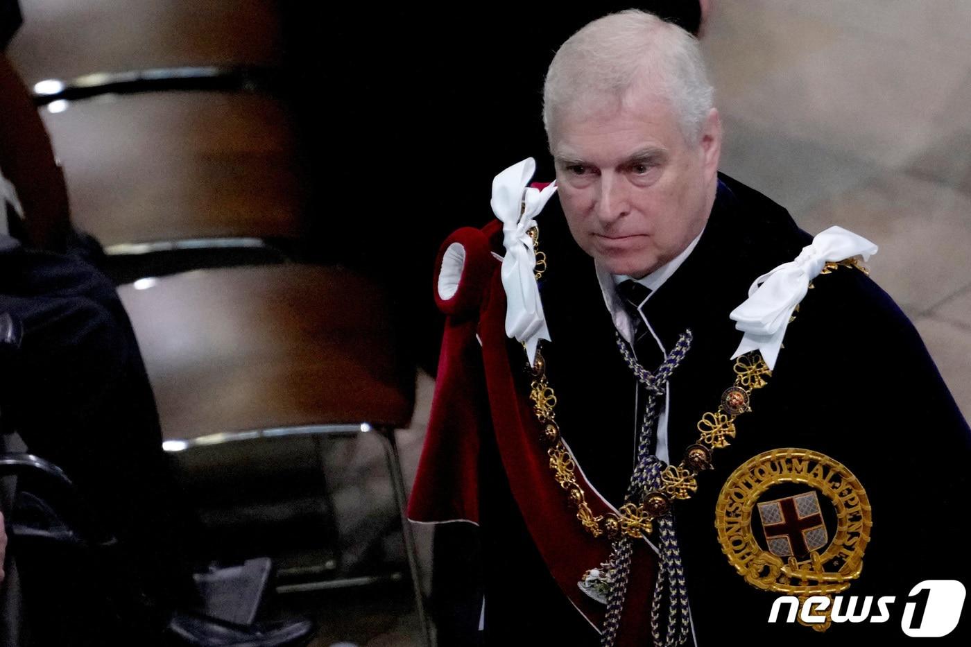 찰스 3세 영국 국왕의 동생 앤드루 왕자. ⓒ 로이터=뉴스1 ⓒ News1 이슬 기자
