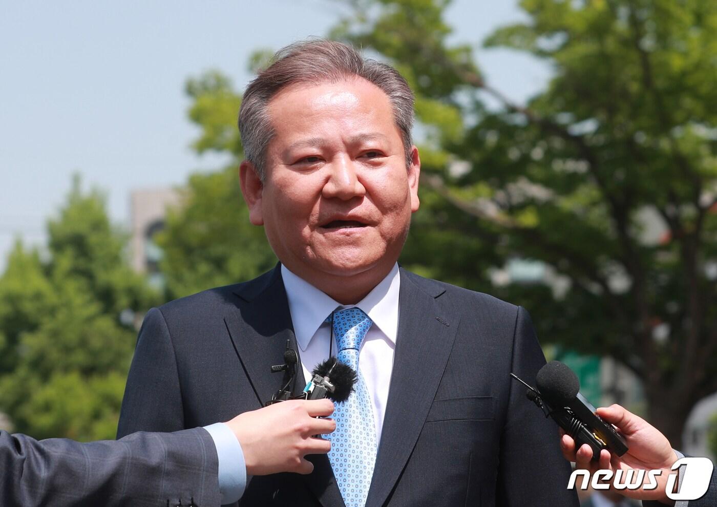 서울 종로구 헌법재판소에서 열린 탄핵심판 첫 변론기일에 출석한 이상민 행정안전부 장관. (공동취재) /뉴스1 ⓒ News1 구윤성 기자