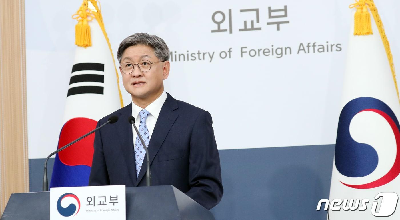 본문 이미지 - 임수석 외교부 대변인. ⓒ News1 김명섭 기자