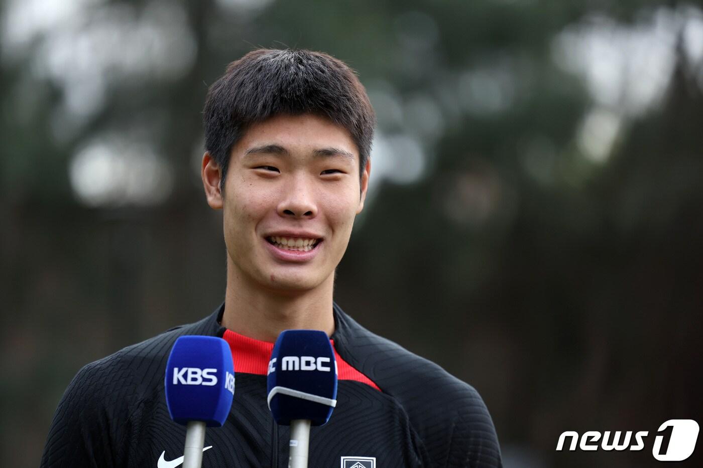 스위스 그라스호퍼의 공격수 이영준. 2023.6.10/뉴스1 ⓒ News1 이승배 기자