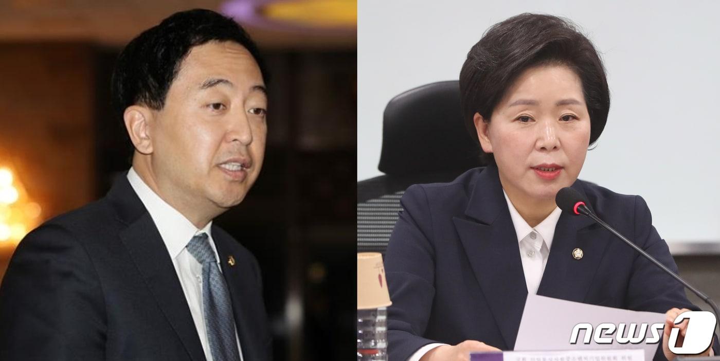 본문 이미지 - 금태섭 전 의원(왼쪽)과 양향자 무소속 의원  