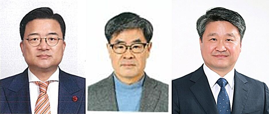 본문 이미지 -  (왼쪽부터)황현구 정무특보, 정초시 정책수석, 김학도 경제수석 내정자.