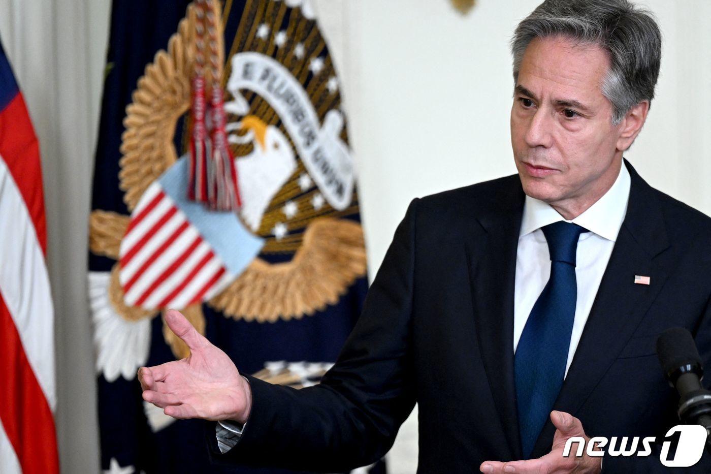 본문 이미지 - 토니 블링컨 미국 국무장관. 2023.6.14 ⓒ AFP=뉴스1 ⓒ News1 우동명 기자
