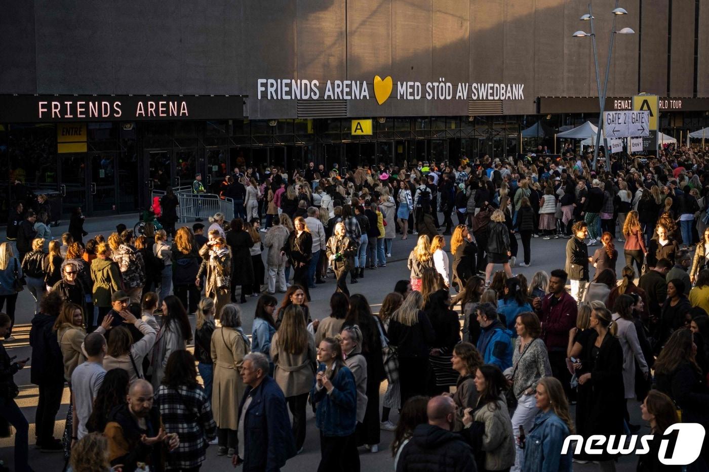 스웨덴 비욘세 콘서트에 모여든 시민들 <자료사진> ⓒ AFP=뉴스1