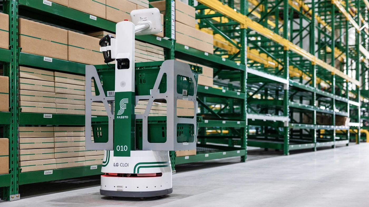 파스토 용인2센터 AMR 모습(국토부 제공)