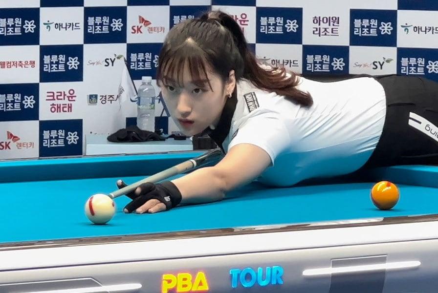 본문 이미지 - LPBA 데뷔투어에서 8강까지 오른 장가연(LPBA 제공)