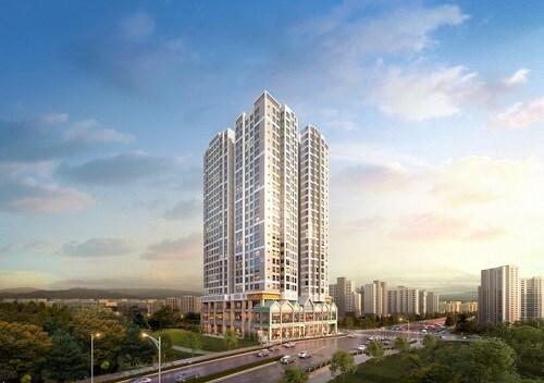 본문 이미지 - 위례신도시 제일풍경채 투시도(제일건설 제공)