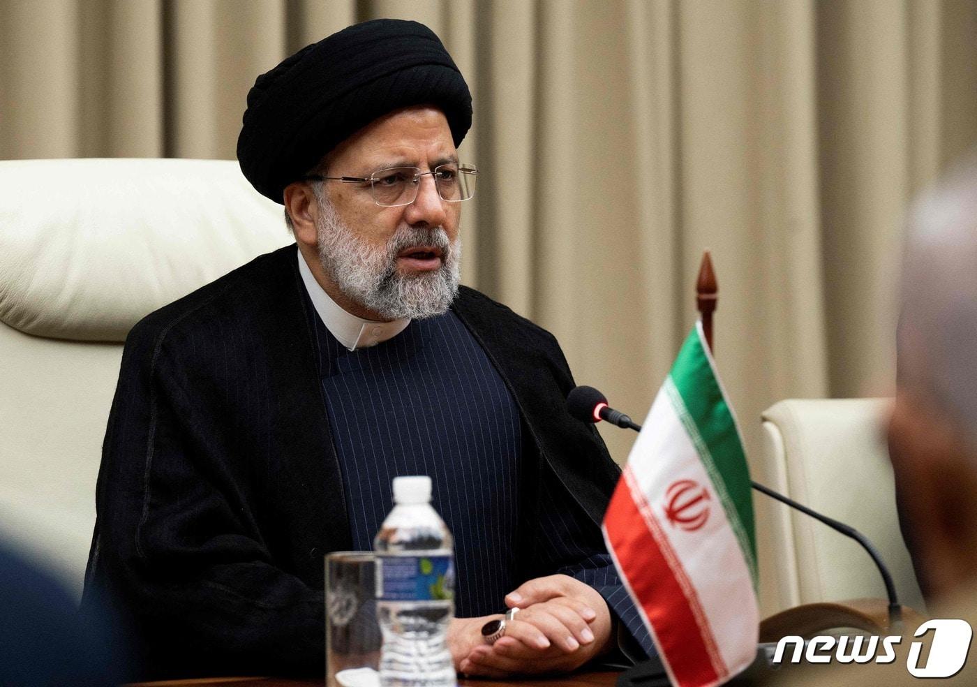 본문 이미지 - 세예드 에브라힘 라이시 이란 대통령. 2023.6.16 ⓒ AFP=뉴스1 ⓒ News1 우동명 기자