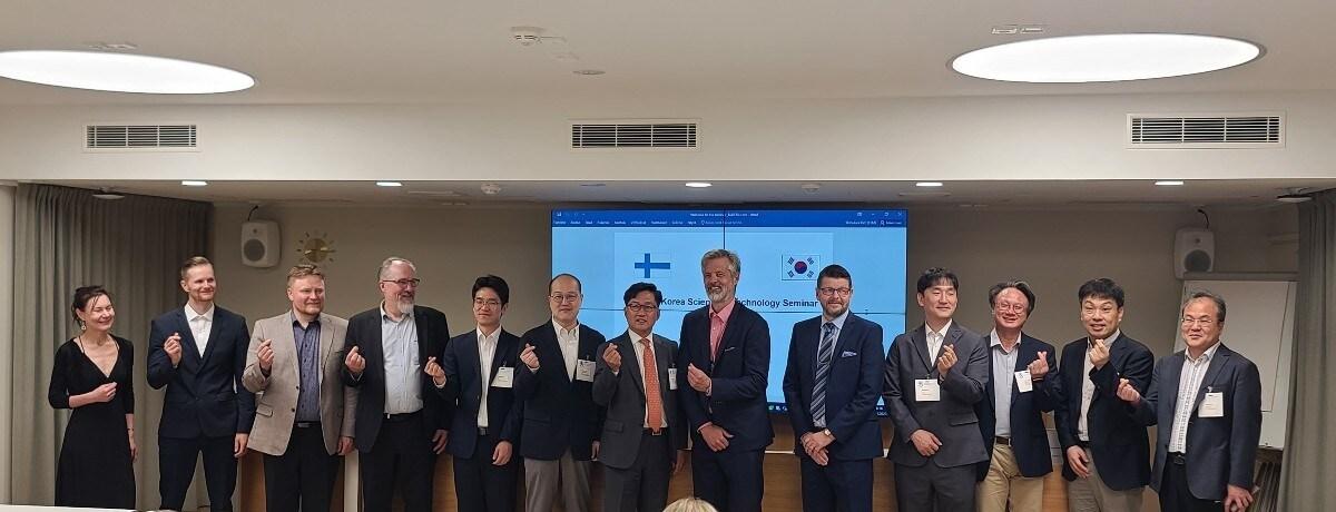 본문 이미지 - 과학기술정보통신부는 핀란드 고용경제부(MEAE)와 공동으로 핀란드 헬싱키에서 제7차 한-핀란드 과학기술공동위를 개최했다고 16일 밝혔다.(과기정통부 제공)