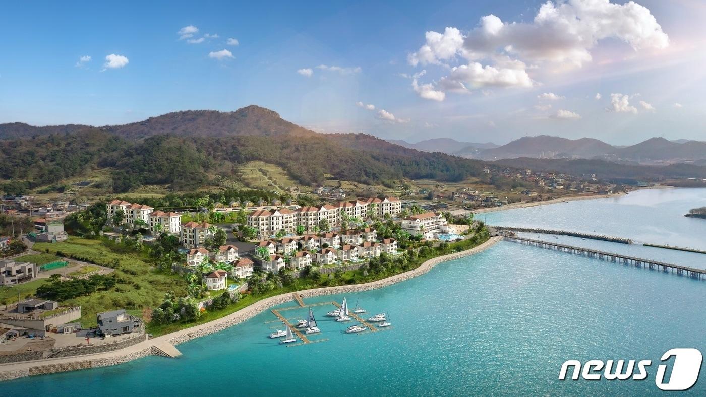 전남 무안 삼향읍 왕산리 리조트 조감도 (무안군 제공)/뉴스1 