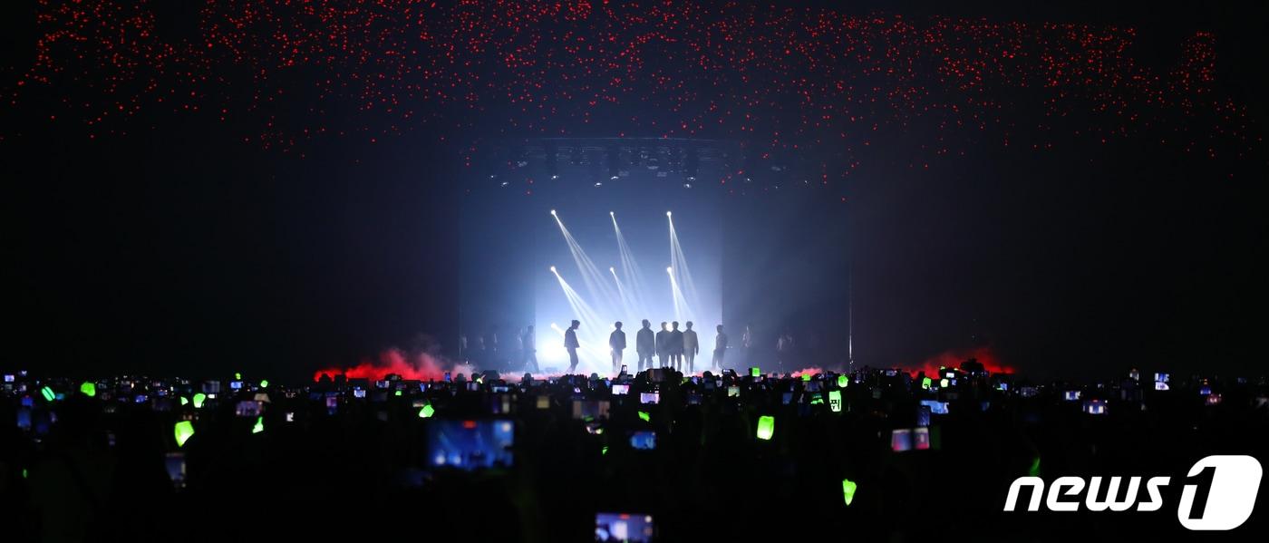 지난해 서울 송파구 서울 송파구 올림픽공원 KSPO DOME에서 열린 ‘제32회 롯데면세점 패밀리 콘서트’ (자료사진) 2023.6.16/뉴스1 ⓒ News1 권현진 기자