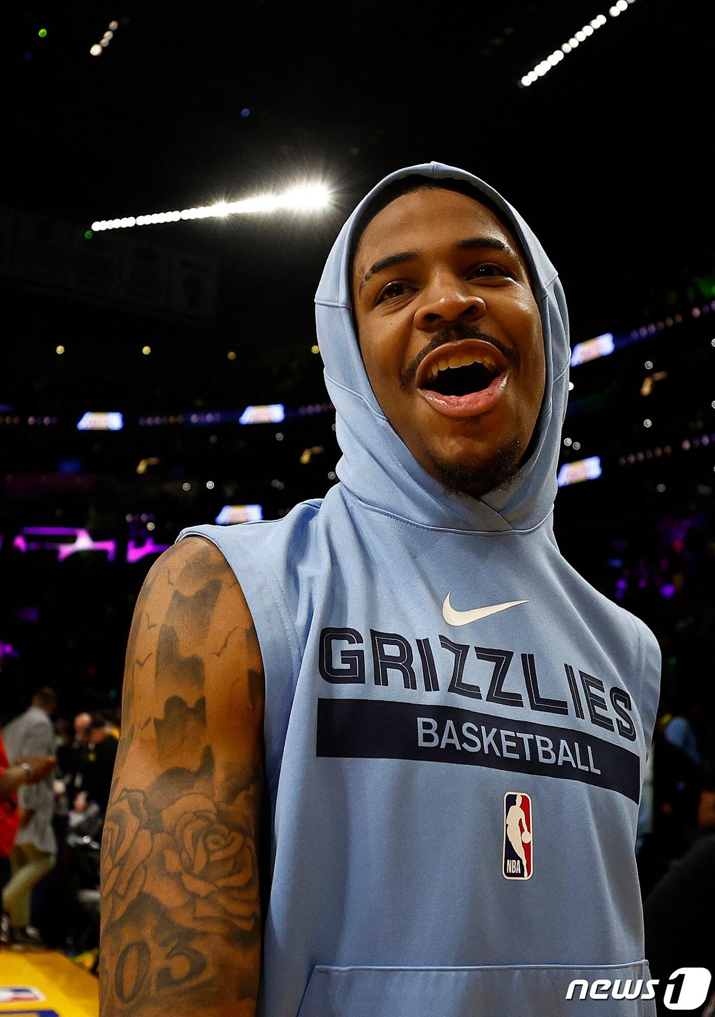 본문 이미지 - NBA 멤피스 그리즐리스의 자 모란트. ⓒ AFP=뉴스1