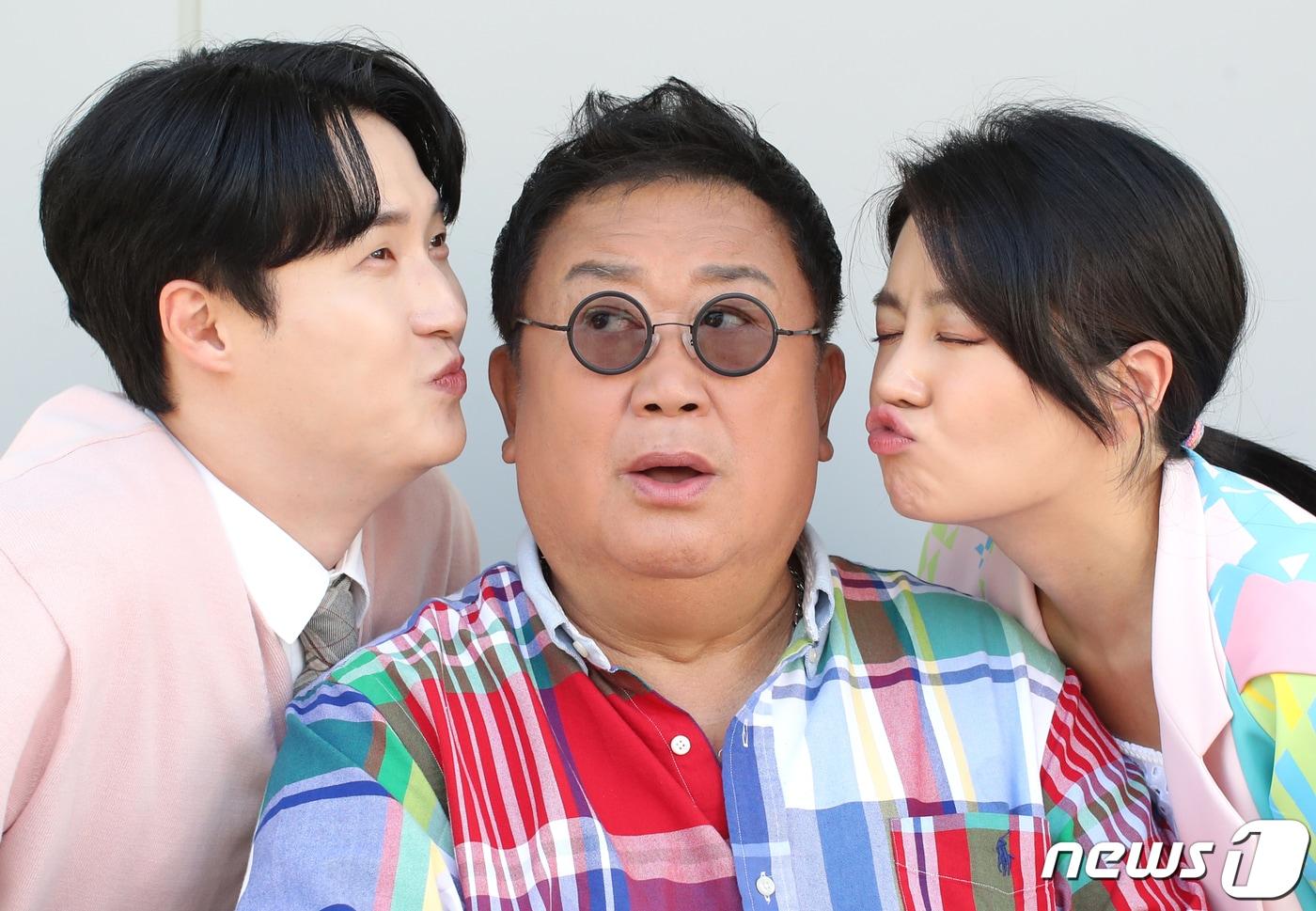 방송인 이용식 이수민 부녀와 예비사위 원혁 ⓒ News1 권현진 기자