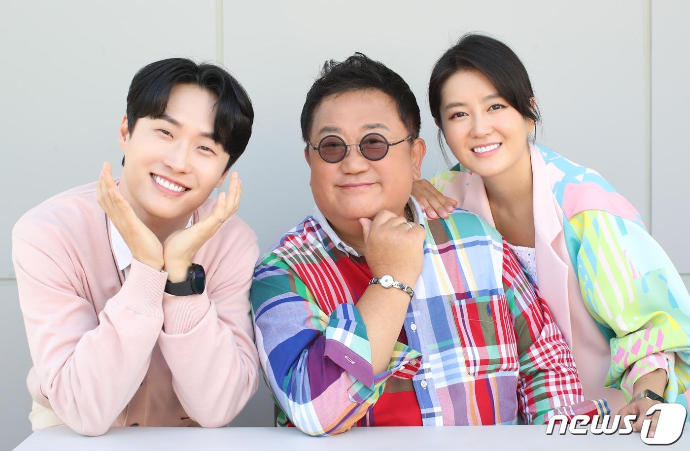 방송인 이용식 이수민 부녀와 예비사위 원혁 ⓒ News1 권현진 기자