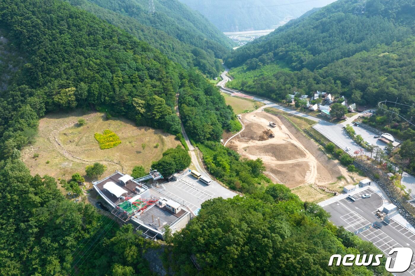 강원 정선군 병방산군립공원 하늘꽃마을 조성사업 자료사진. (정선군 제공) 2023.6.19/뉴스1