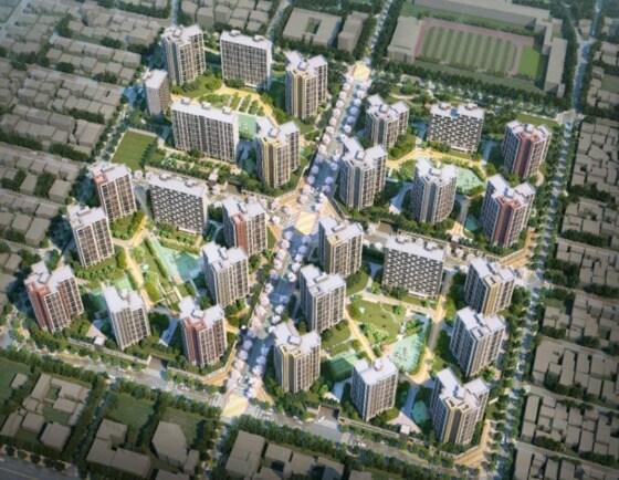 본문 이미지 - 경화구역 주택재개발사업 조감도