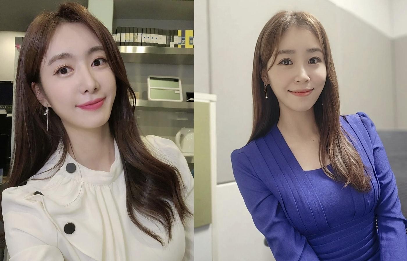 SBS 기상캐스터 남유진(왼쪽), 안수진. (인스타그램)