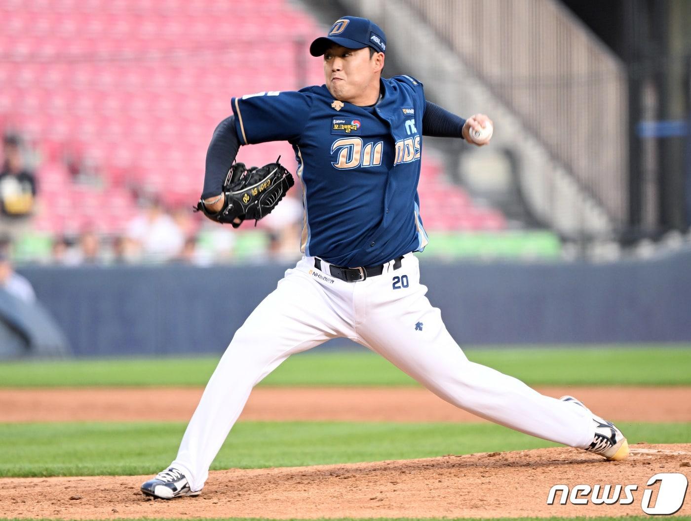 본문 이미지 - NC 다이노스 투수 최성영. 2023.6.2/뉴스1 ⓒ News1 이동해 기자