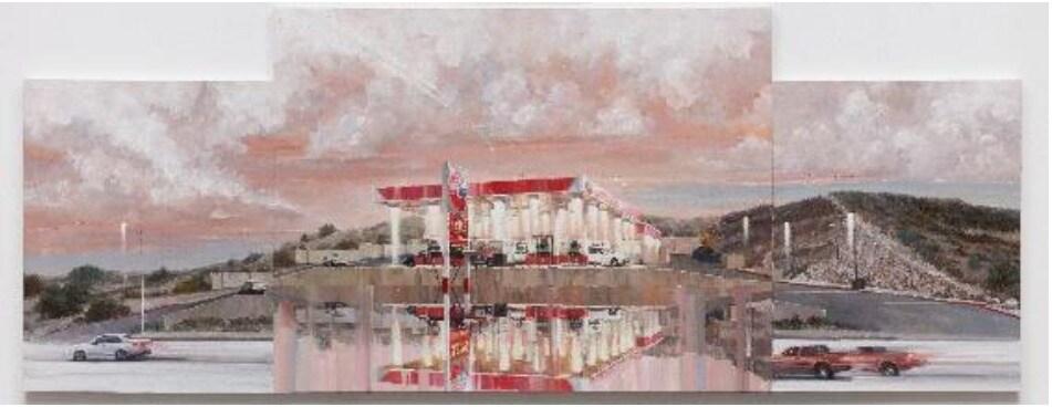 본문 이미지 -  권기동 Kwon Ki Dong, Seventy six, 2019, oil on canvas, 112.1x291cm &#40;페이토갤러리 제공&#41;