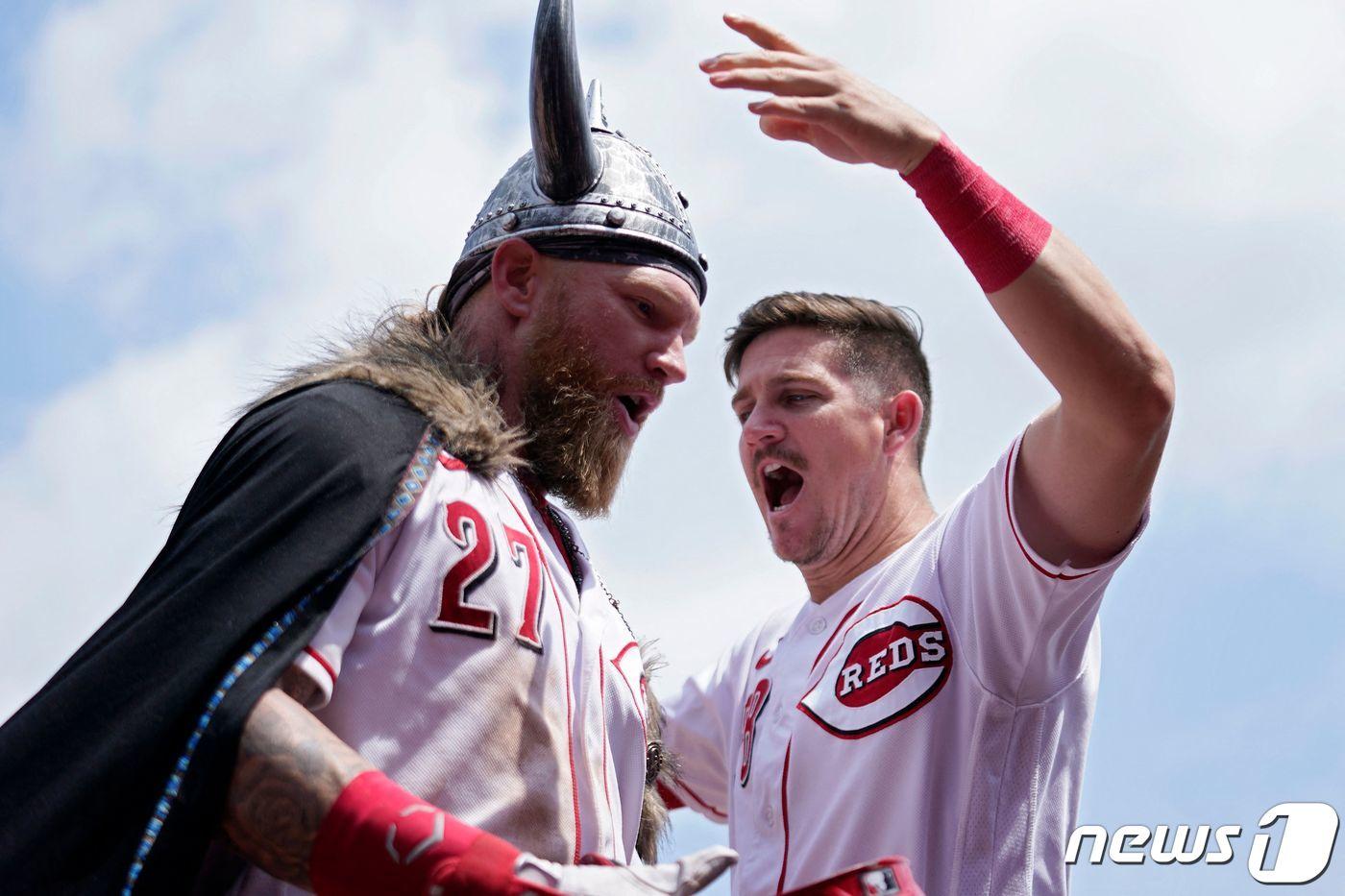 신시내티 레즈가 22일(한국시간) 콜로라도 로키스를 꺾고 11연승을 기록했다. ⓒ AFP=뉴스1