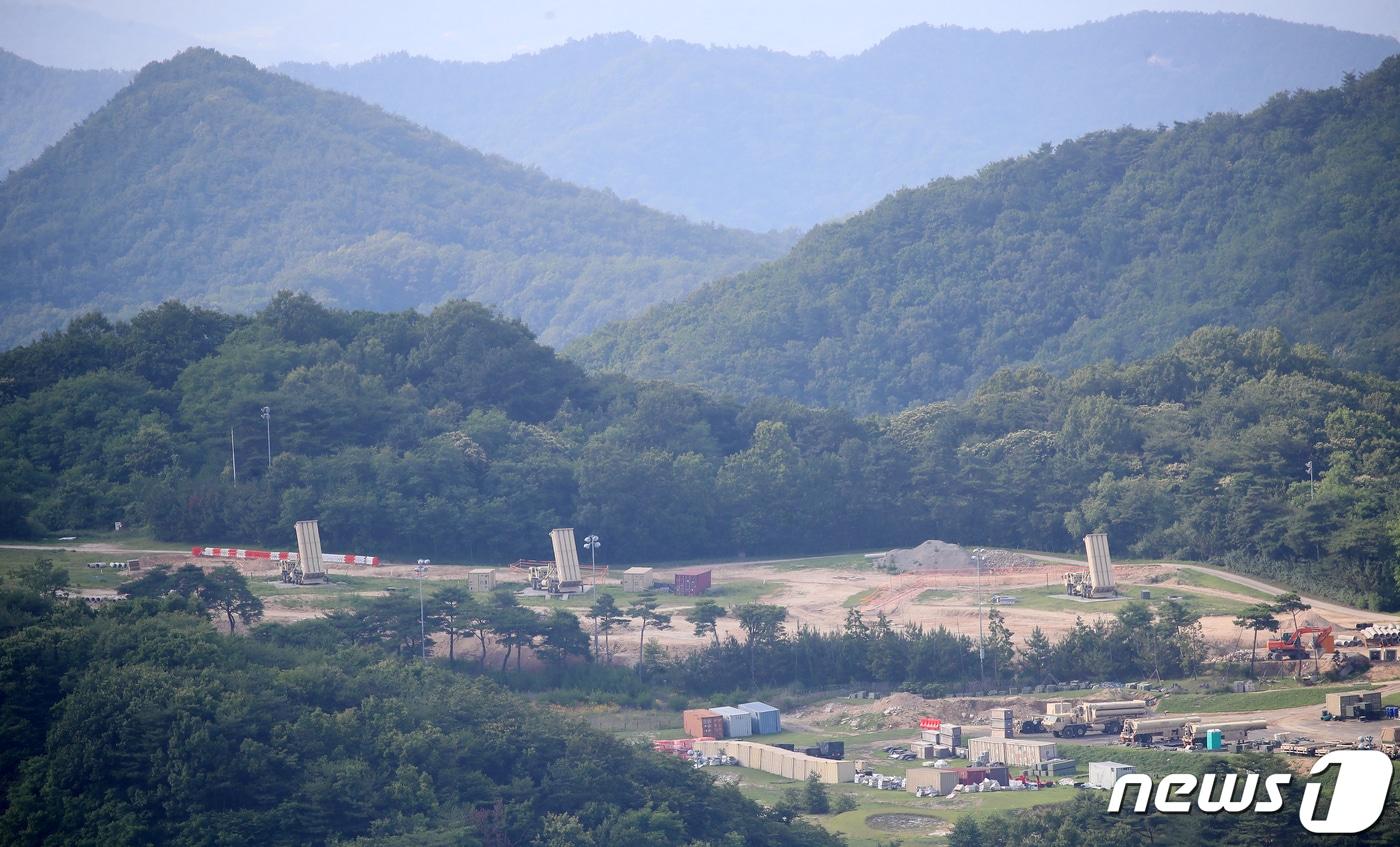 경북 성주군 주한미군 고고도미사일방어체계&#40;THAAD·사드&#41; 기지. 2023.6.22/뉴스1 ⓒ News1 공정식 기자