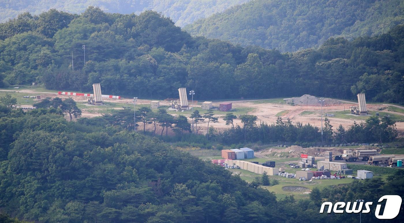 본문 이미지 - 경북 성주군 소재 주한미군 고고도미사일방어체계(THAAD·사드) 기지. 2023.6.22/뉴스1 ⓒ News1 공정식 기자