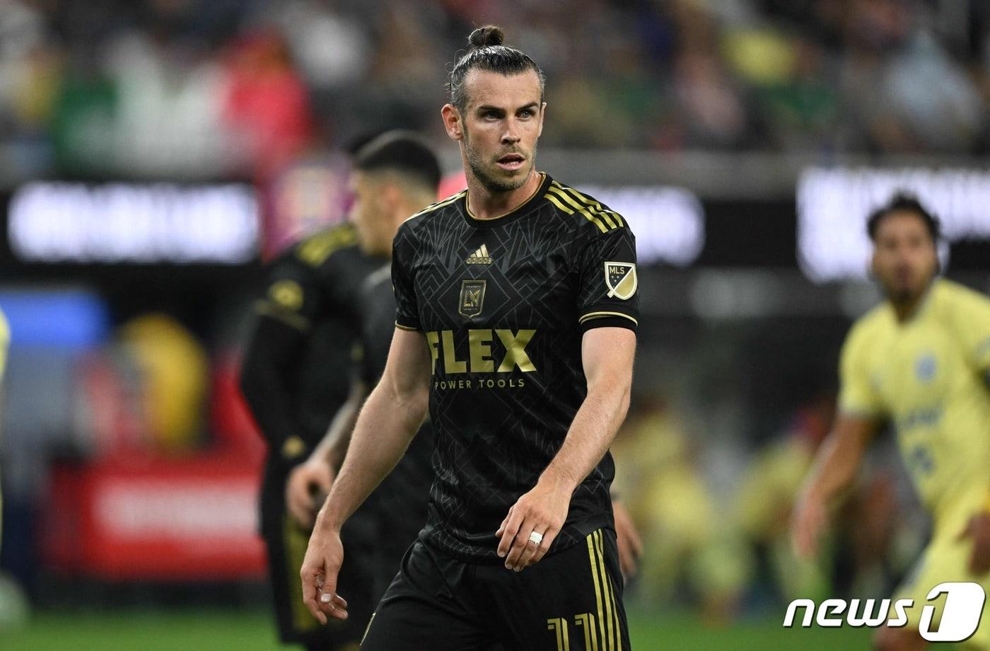 MLS LA FC에서 뛰었던 가레스 베일. ⓒ AFP=뉴스1