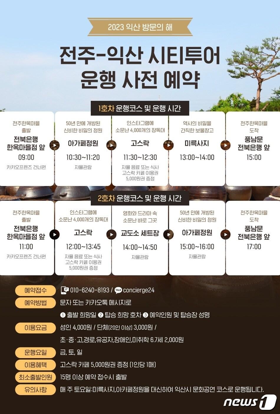 본문 이미지 - 전북 익산시가 장독 정원으로 유명한 고스락과 전주 한옥마을을 시티투어로 연결해 전통문화 관광의 폭을 확장시킨다.&#40;익산시 제공&#41;2023.6.23./뉴스1