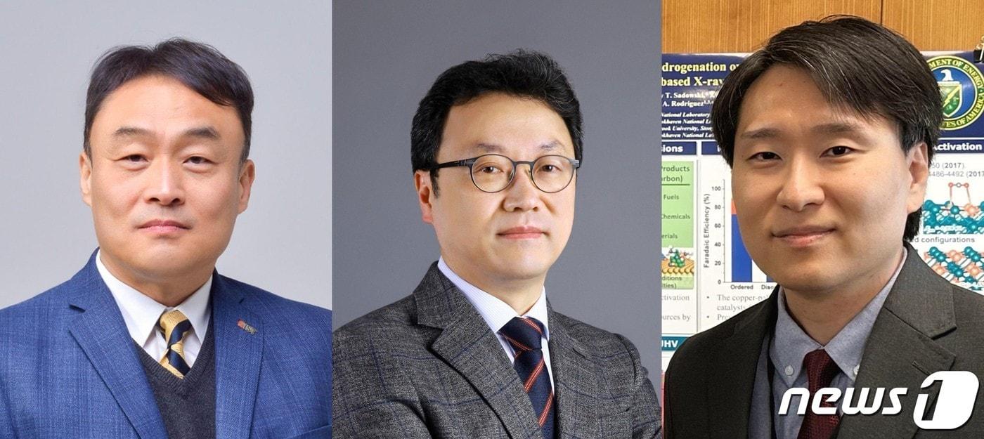 본문 이미지 - 지스트 문봉진 교수,· 카이스트 박정영 교수, 김정진 박사(왼쪽부터). 